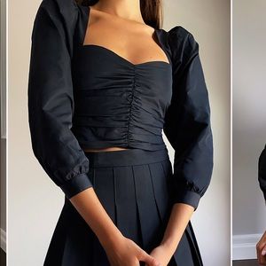 Aritzia petal blouse size 2